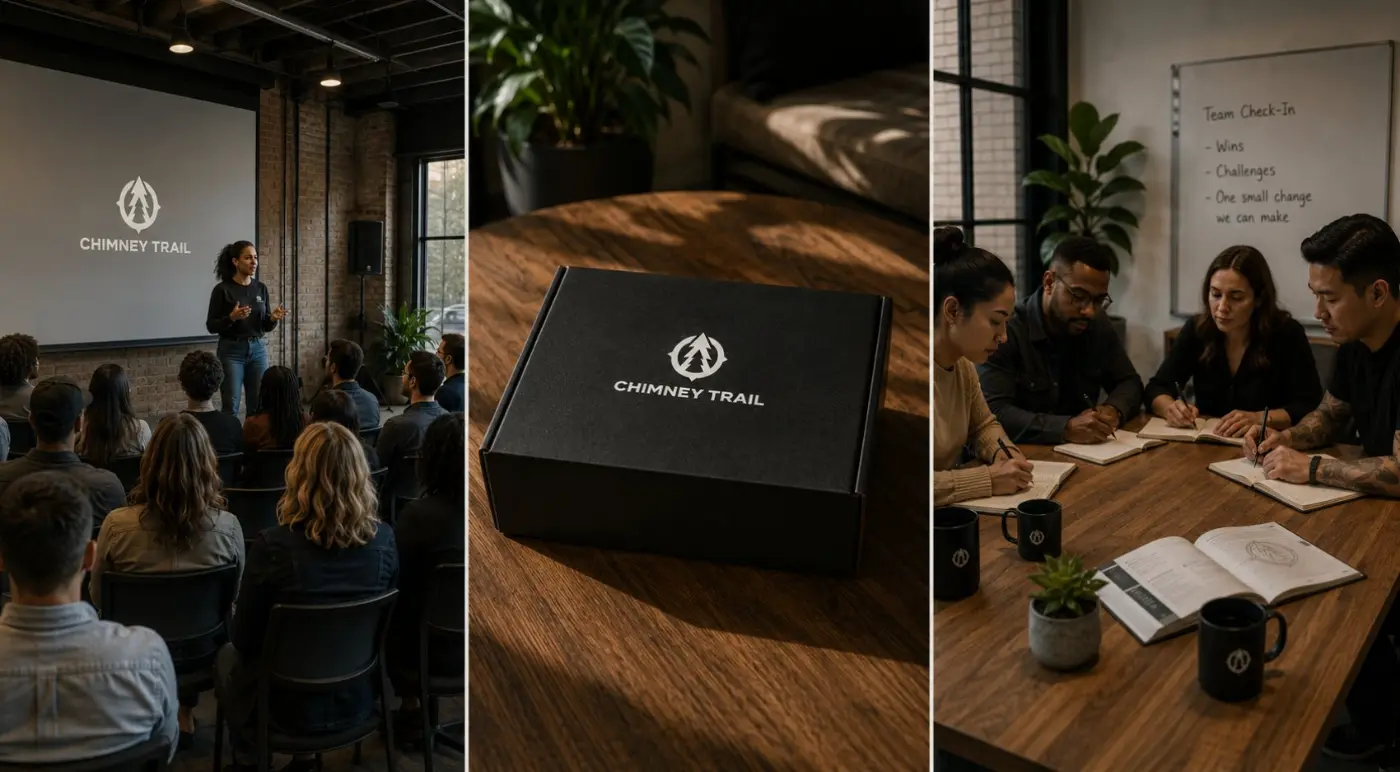 A Chimney Trail seminar, a Waypoint kit, and a team check-in session